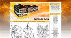 Desktop Screenshot of gyerek-kifestok.kifesto1.hu