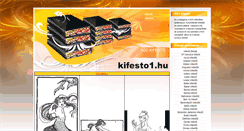 Desktop Screenshot of h2o-kifestok.kifesto1.hu