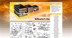 Desktop Screenshot of angyalos-kifestok.kifesto1.hu