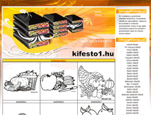 Tablet Screenshot of gyumolcsos-kifestok.kifesto1.hu